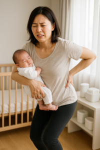 妊娠中から腰痛があり、産後も続いている(30代女性)
