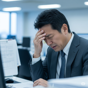 偏頭痛と腰痛のWパンチを改善！