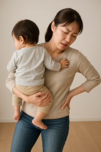 かがむとズキズキする腰痛(30代女性)