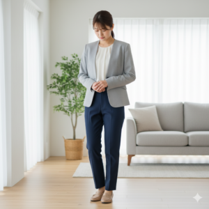 気になる腰の位置、XO脚の改善に